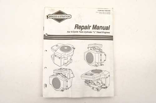 briggs and stratton twin cylinder l head repair manual