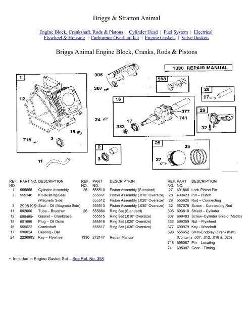 briggs repair manual 1330