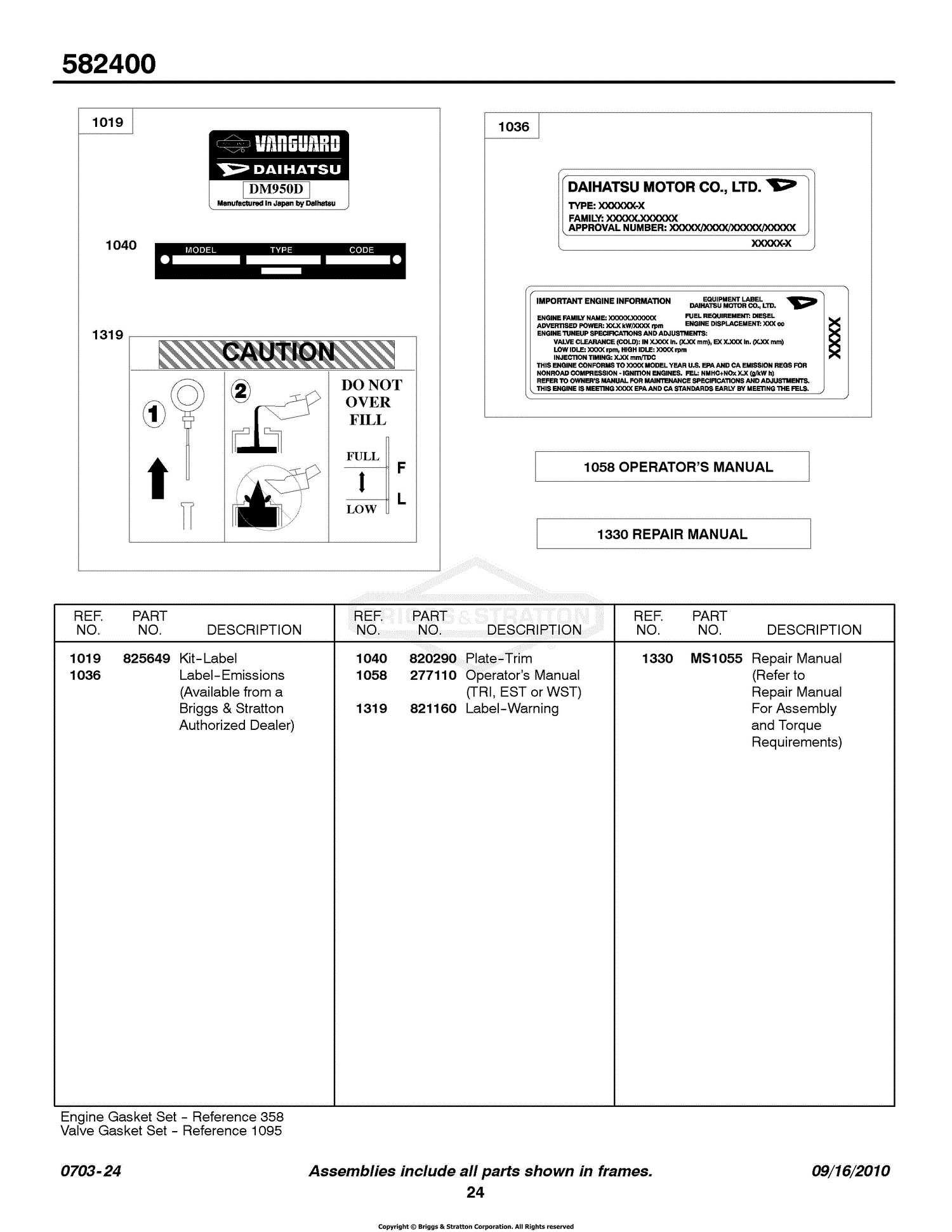 briggs repair manual 1330