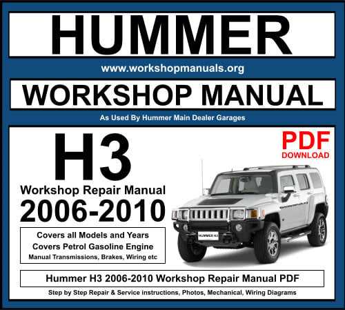 2007 hummer h3 repair manual