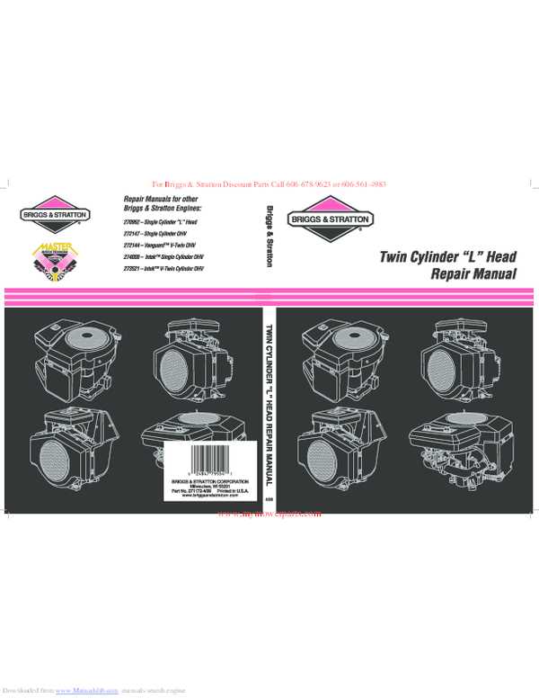 briggs and stratton l head repair manual