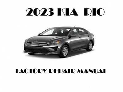 kia rio repair manual