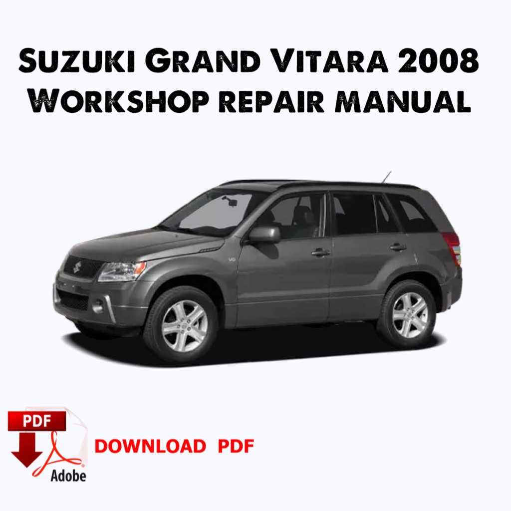 suzuki grand vitara 2006 to 2008 service workshop repair manual