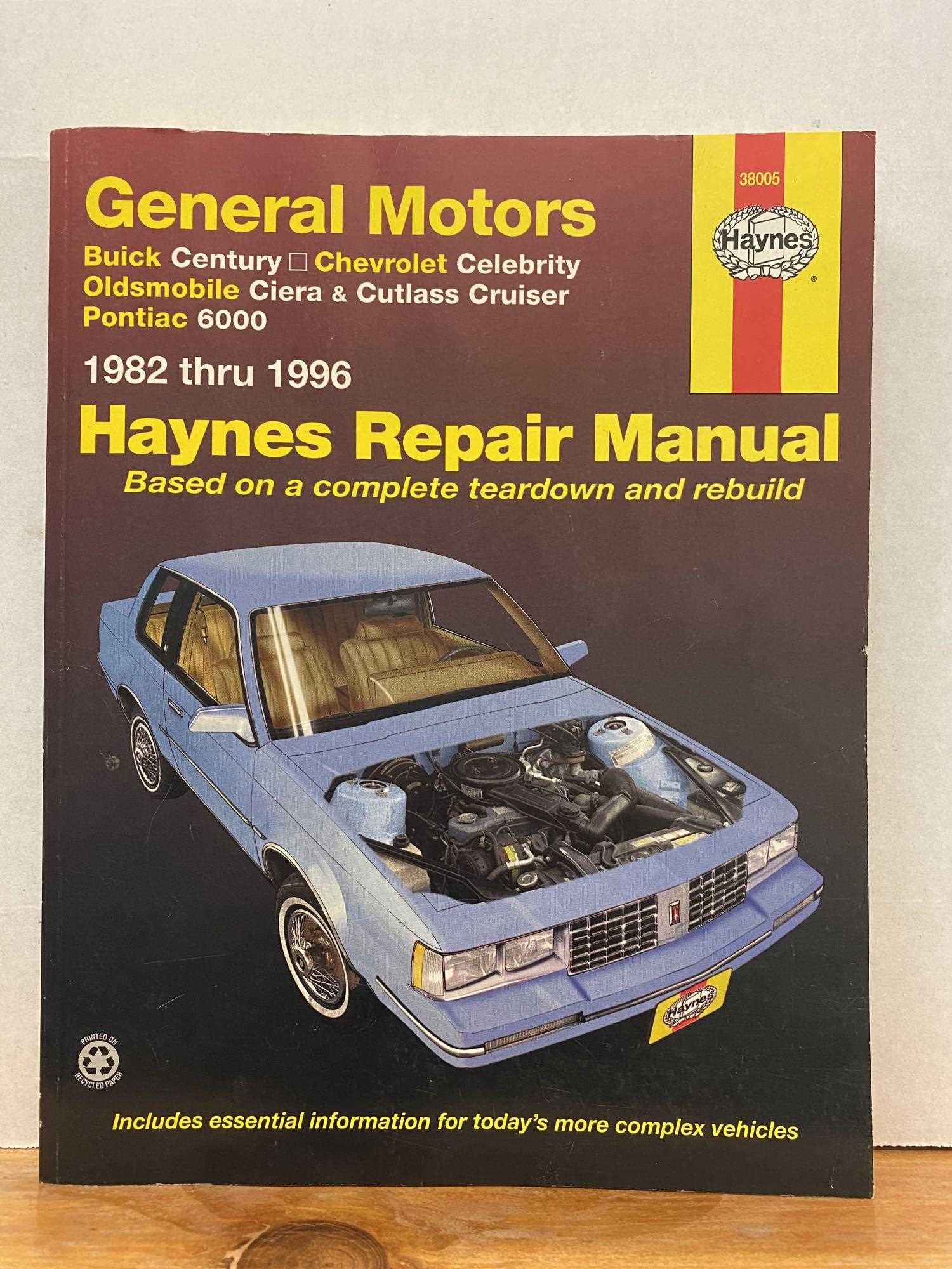 buick century repair manual