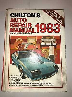 ebay chilton repair manual