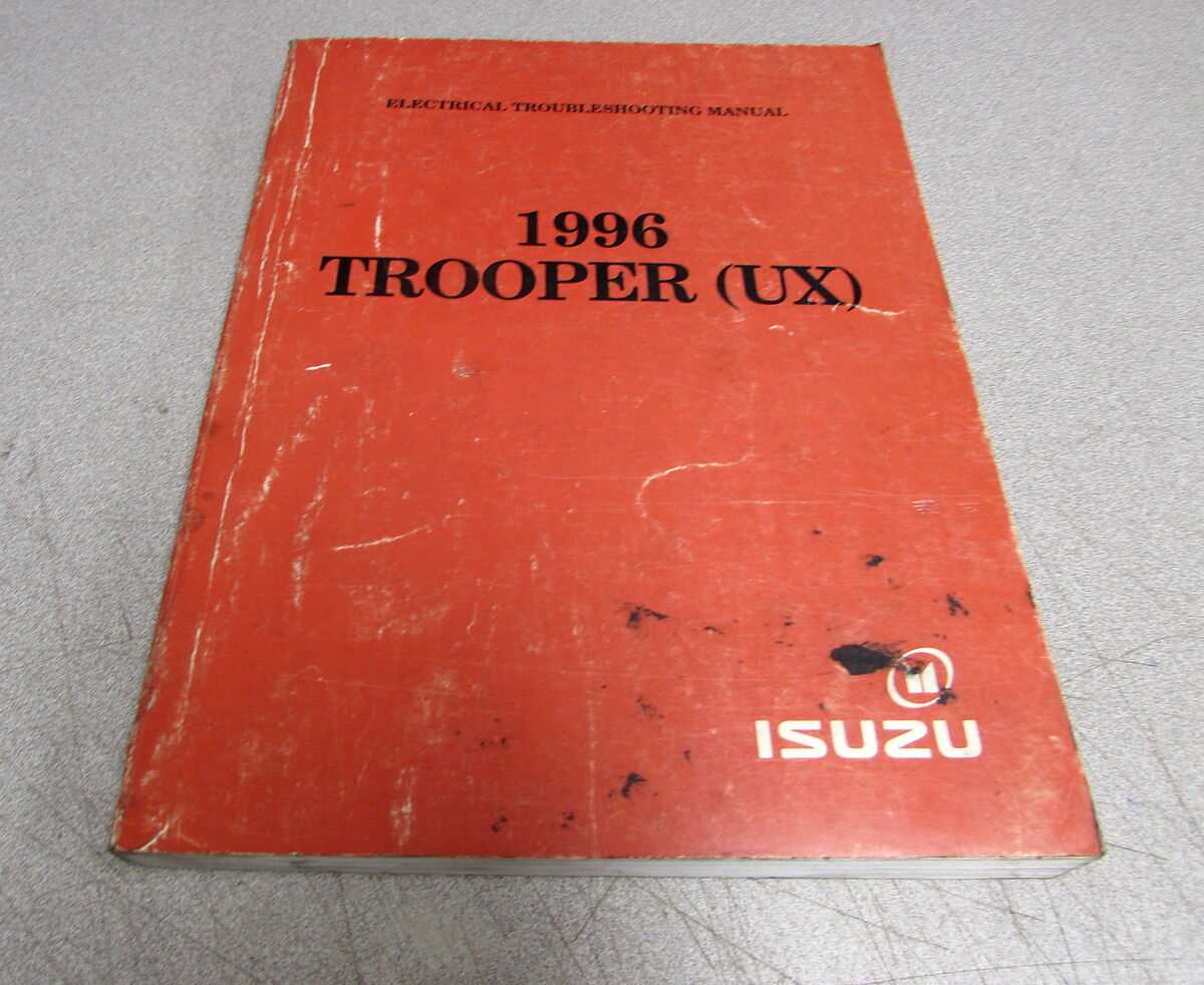 1996 isuzu trooper repair manual