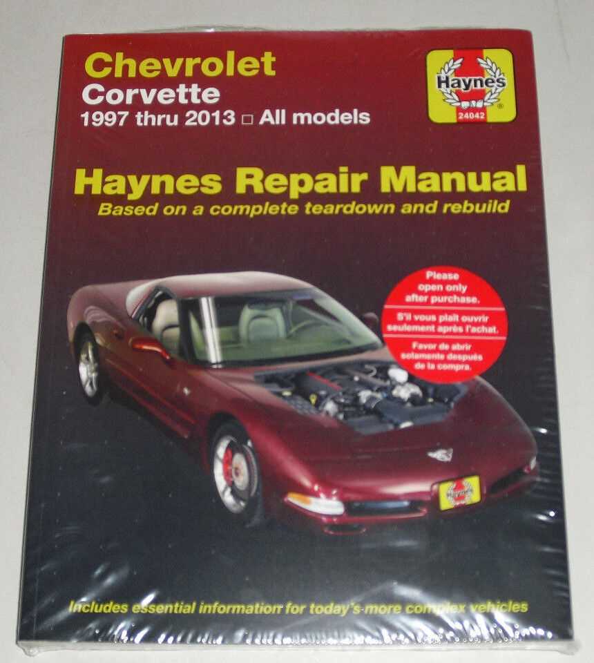 c5 corvette repair manual