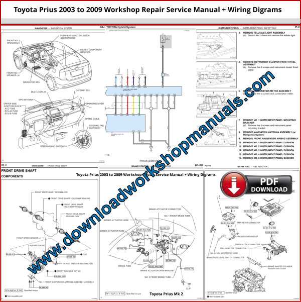 2004 prius repair manual