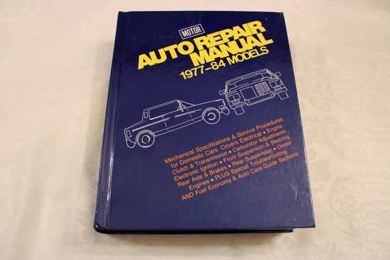 motor car repair manuals