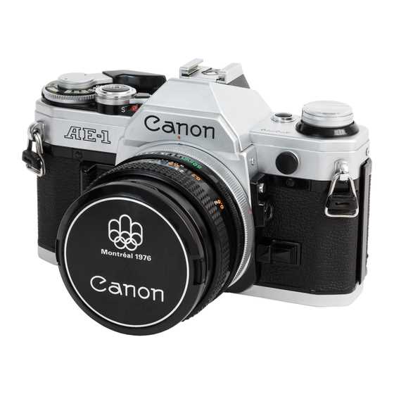 canon ae 1 program repair manual