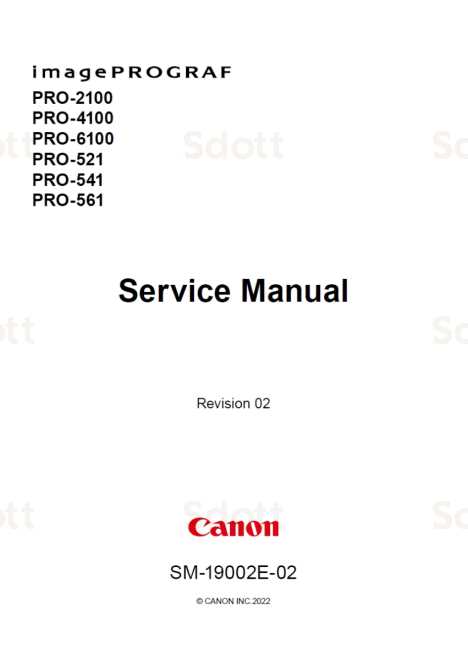 canon pixma repair manual