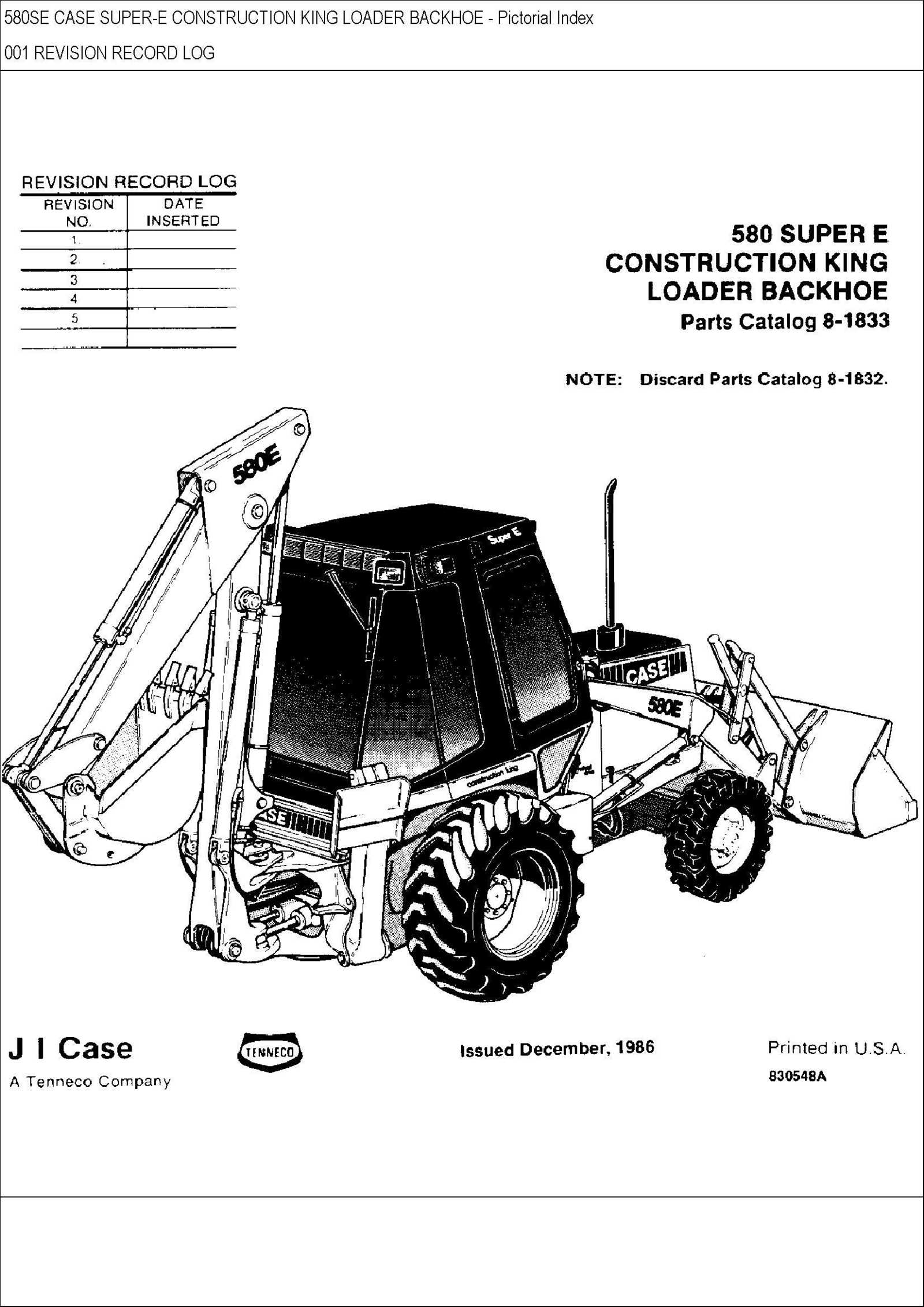 case 580 backhoe repair manual