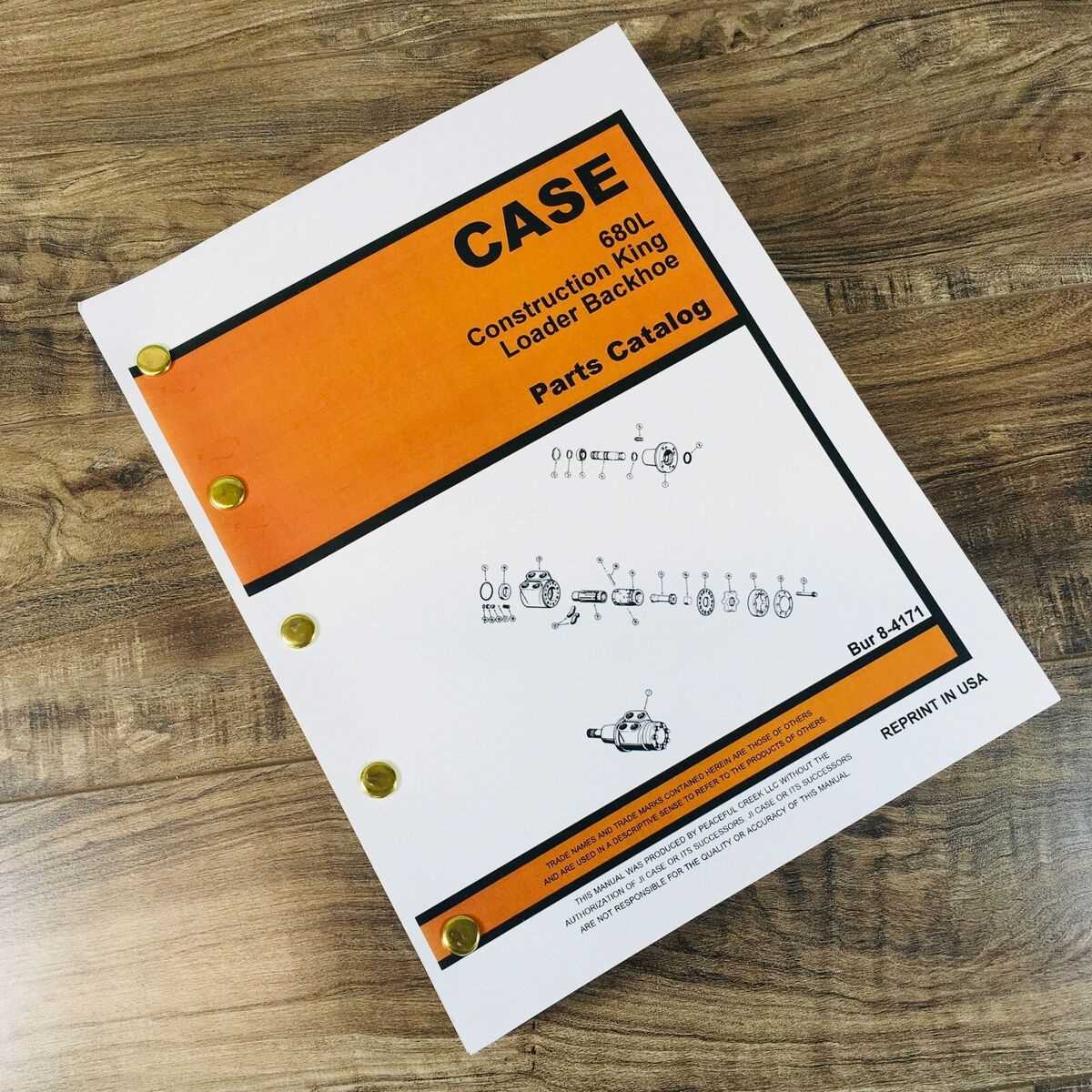 case backhoe repair manual