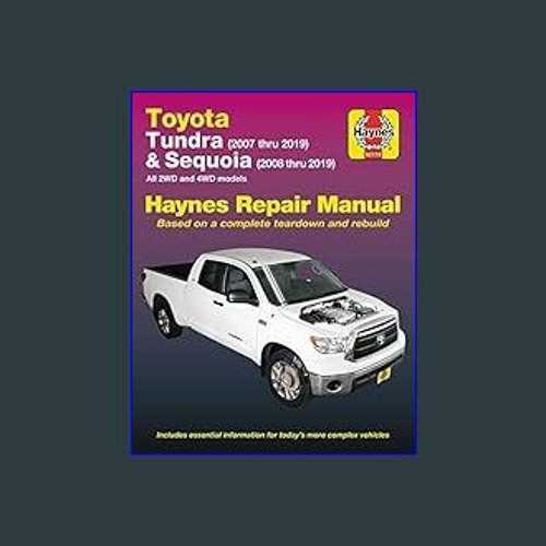 toyota tundra repair manual