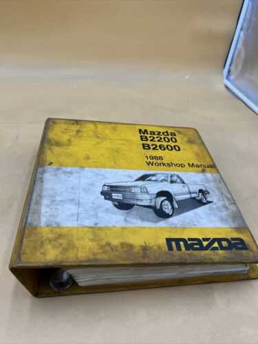 1989 mazda b2200 repair manual