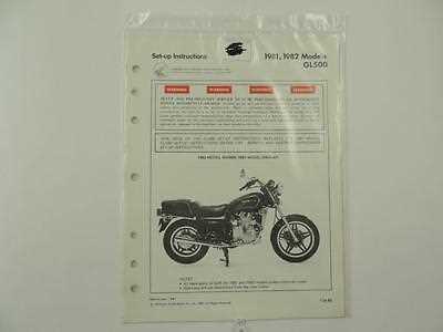 1982 honda silverwing gl500 repair manual