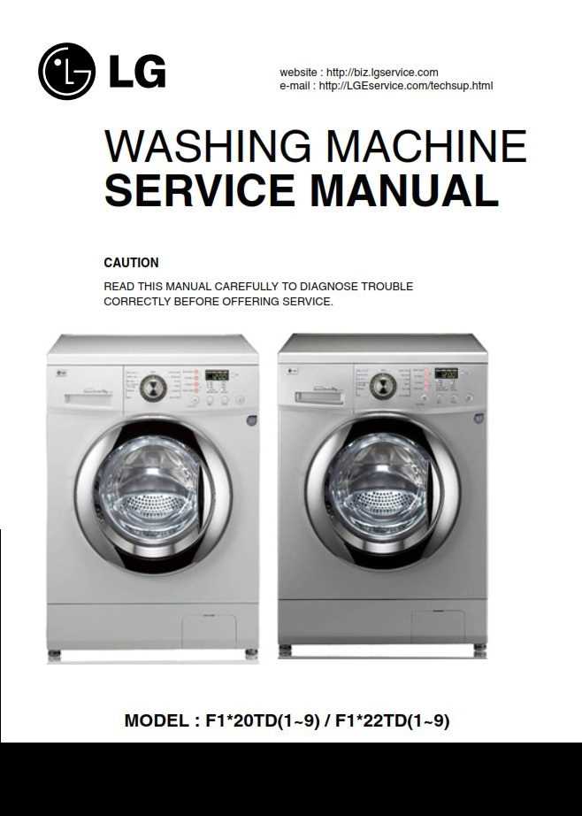 lg front load washing machine repair manual