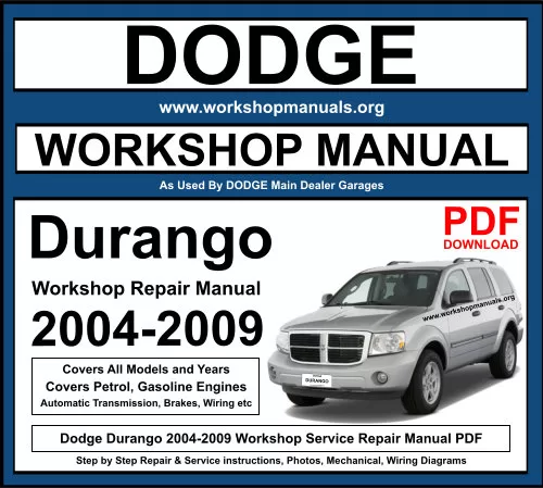 2011 dodge durango repair manual