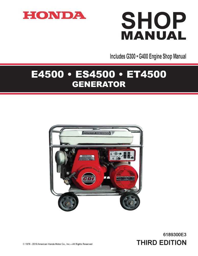 honda ex1000 generator repair manual