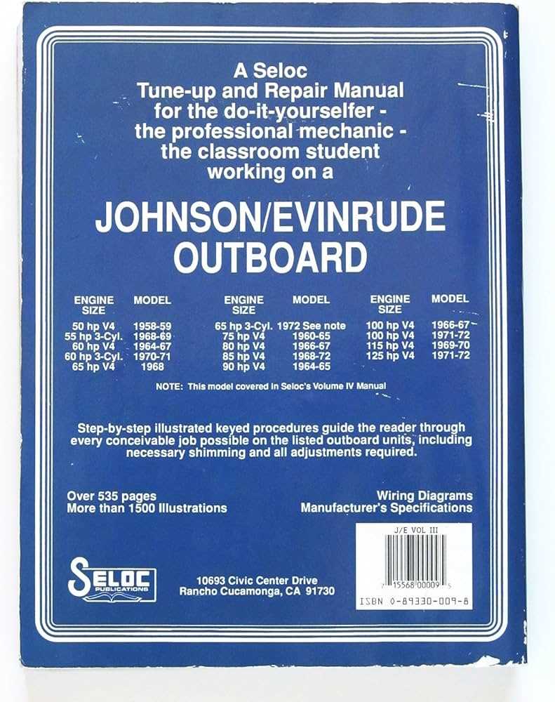 evinrude outboard repair manuals