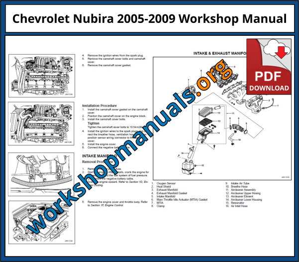 chevrolet aveo 2005 repair manual