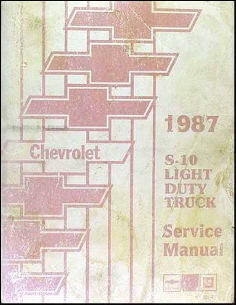 chevrolet blazer repair manual