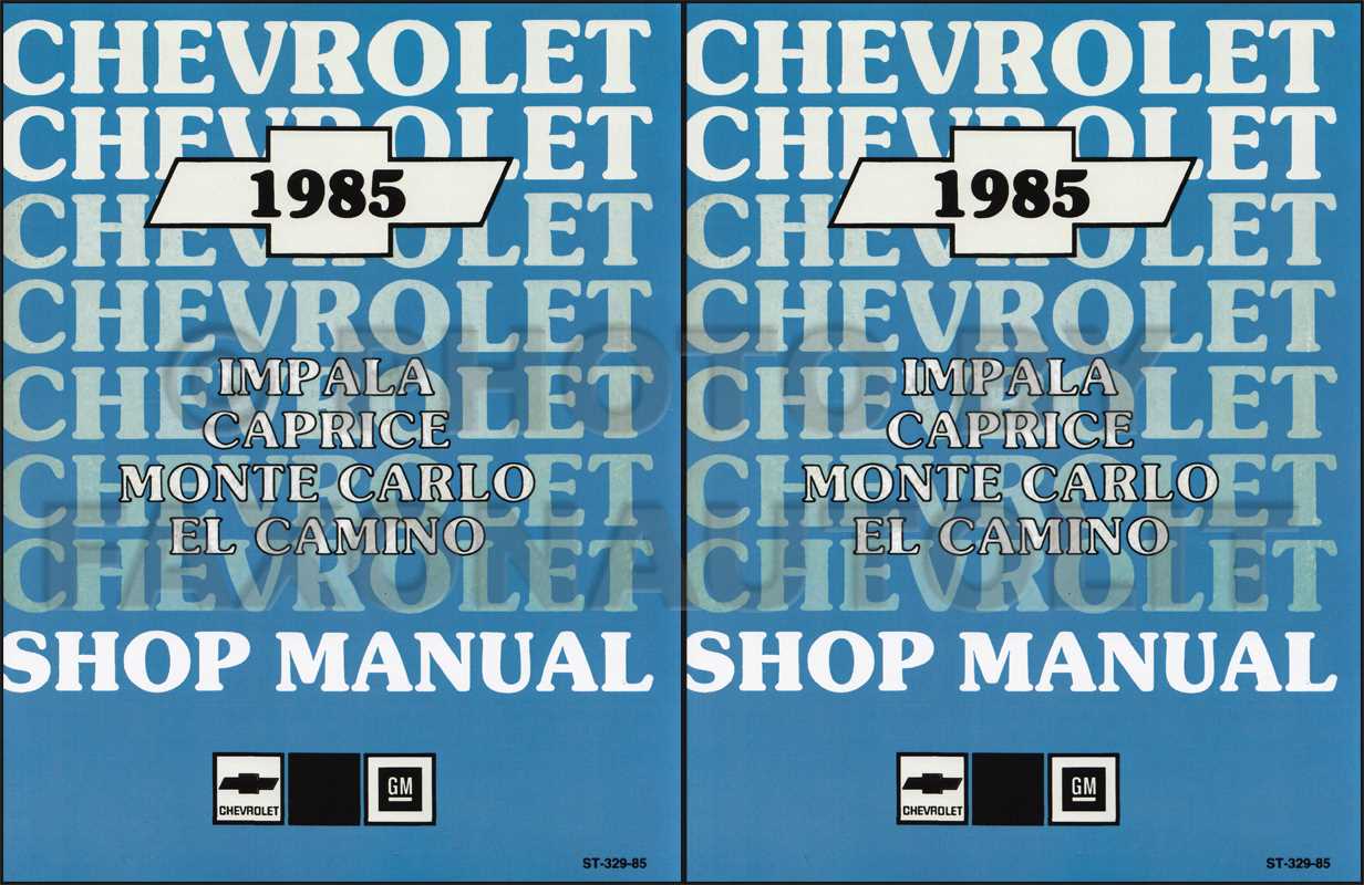 chevrolet caprice repair manual