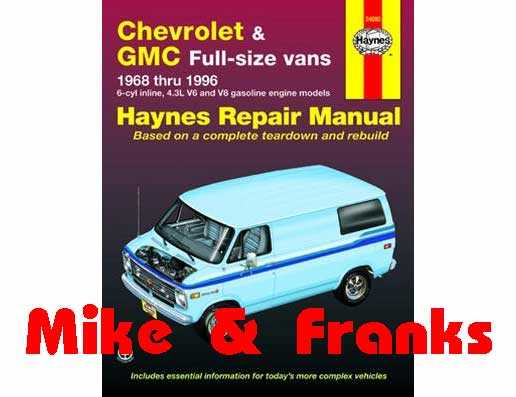 chevrolet g30 repair manual