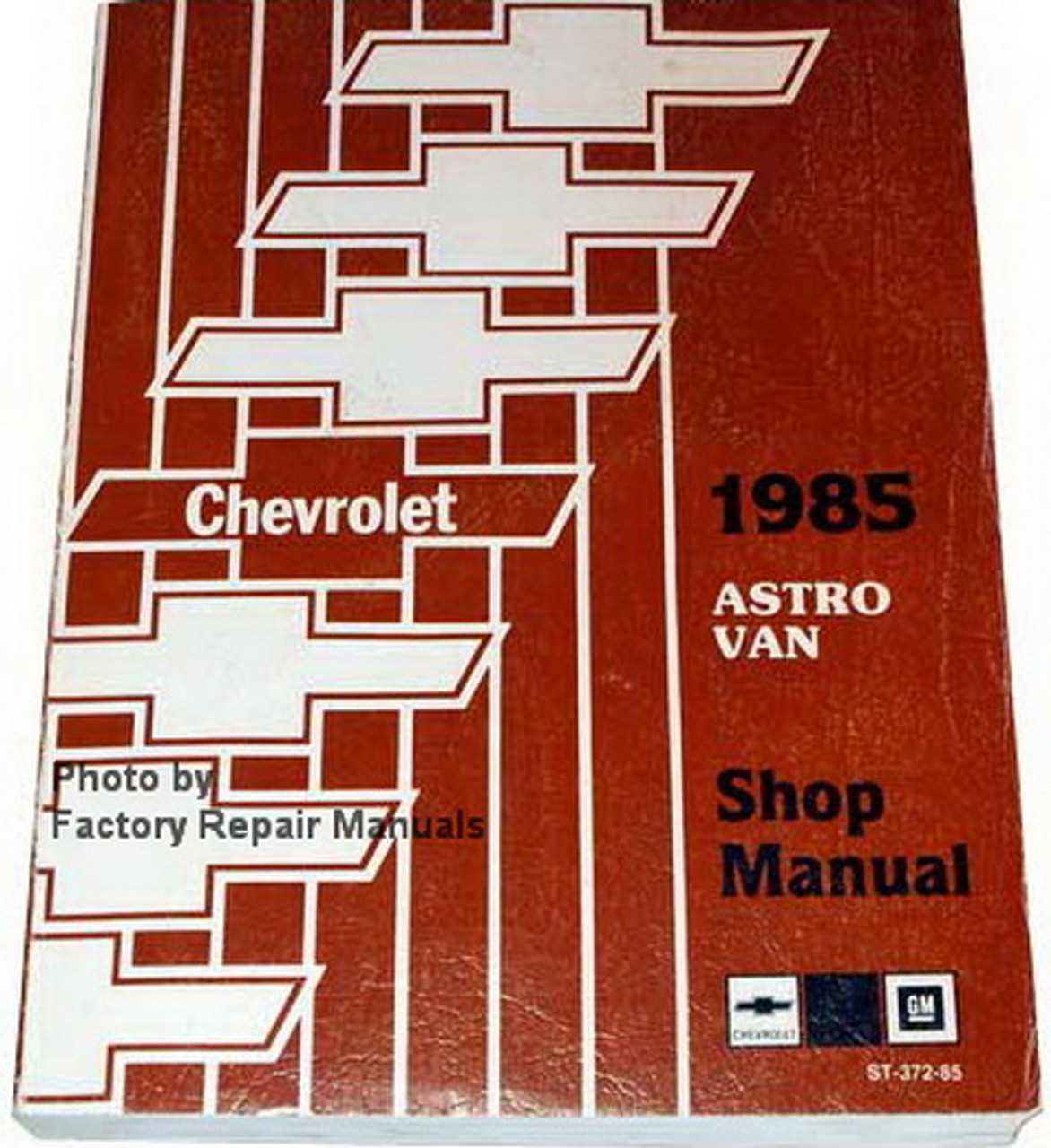 chevy astro van repair manual