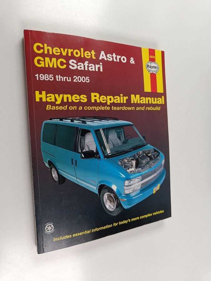 chevy astro van repair manual