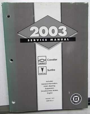 chevy cavalier 2003 repair manual