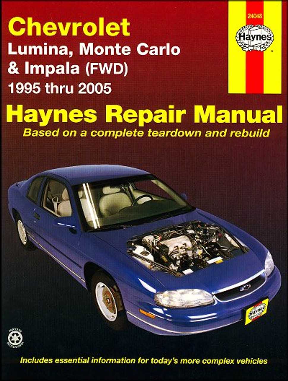 chevy impala repair manual