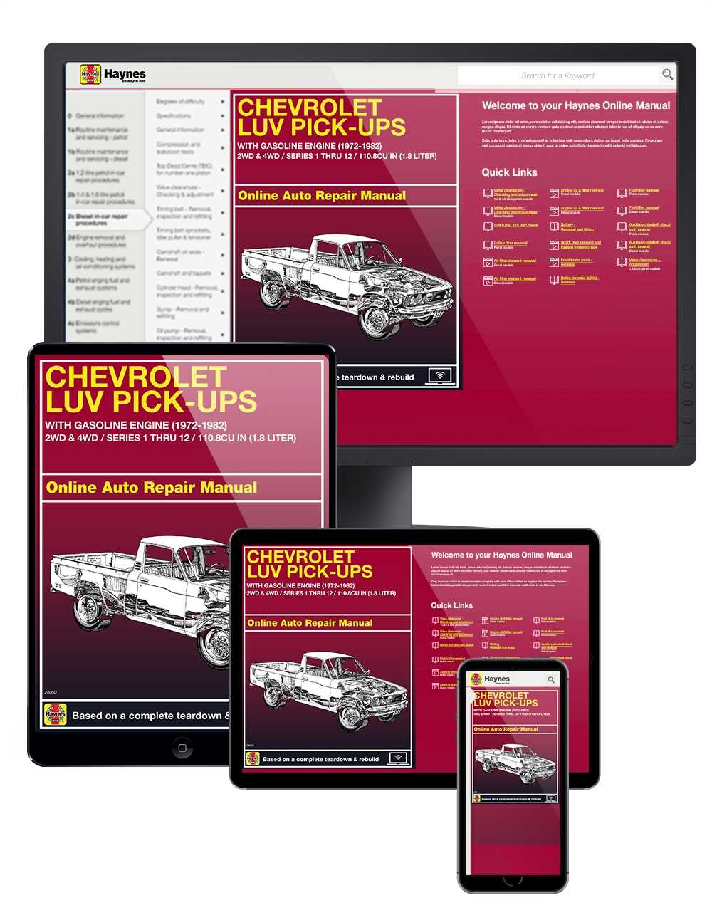 chevy luv repair manual