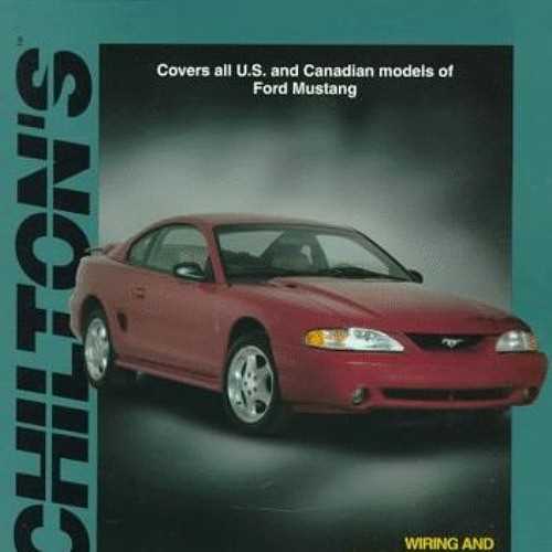 chilton mustang repair manual