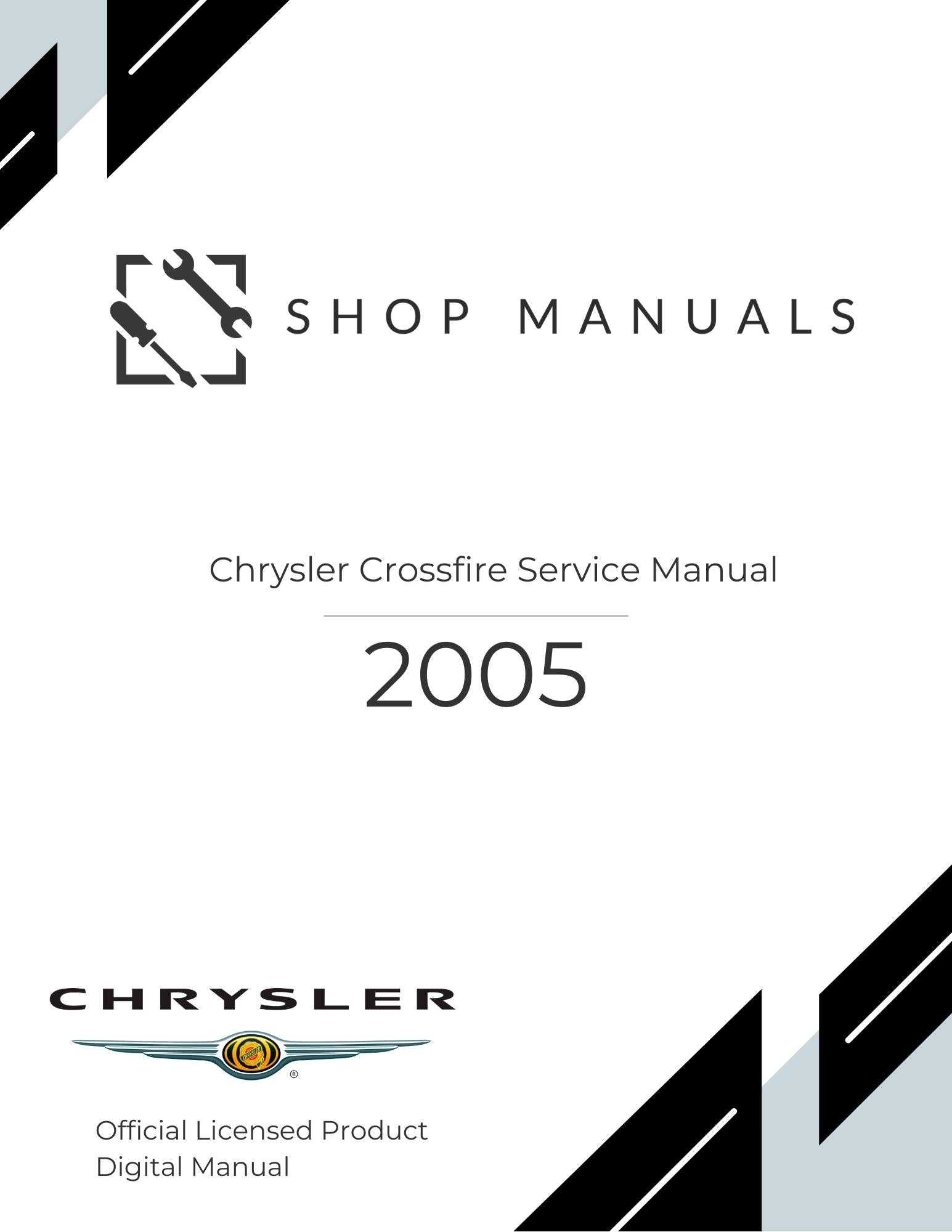 chrysler crossfire repair manual