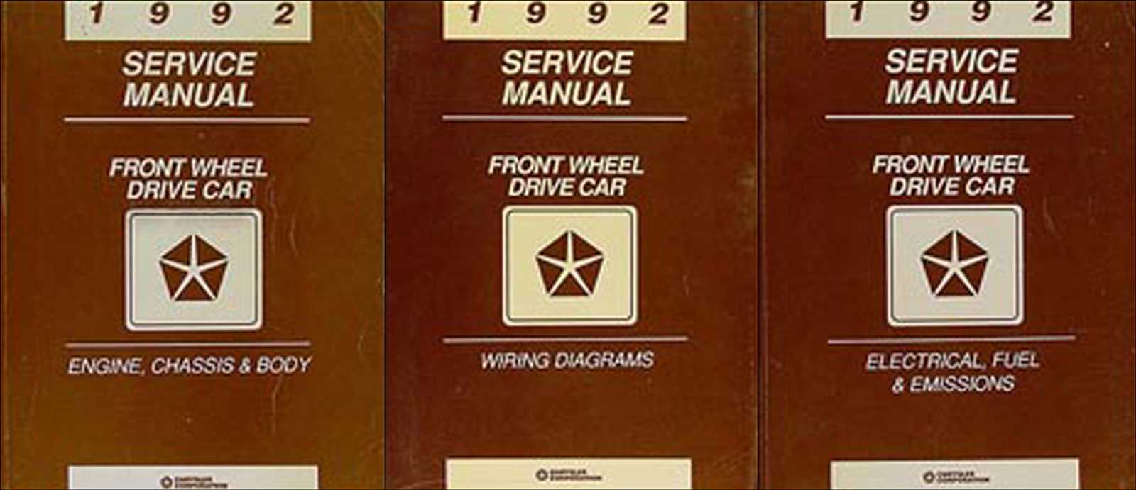 chrysler lebaron repair manual