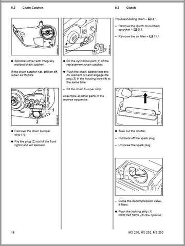 stihl 026 service repair manual