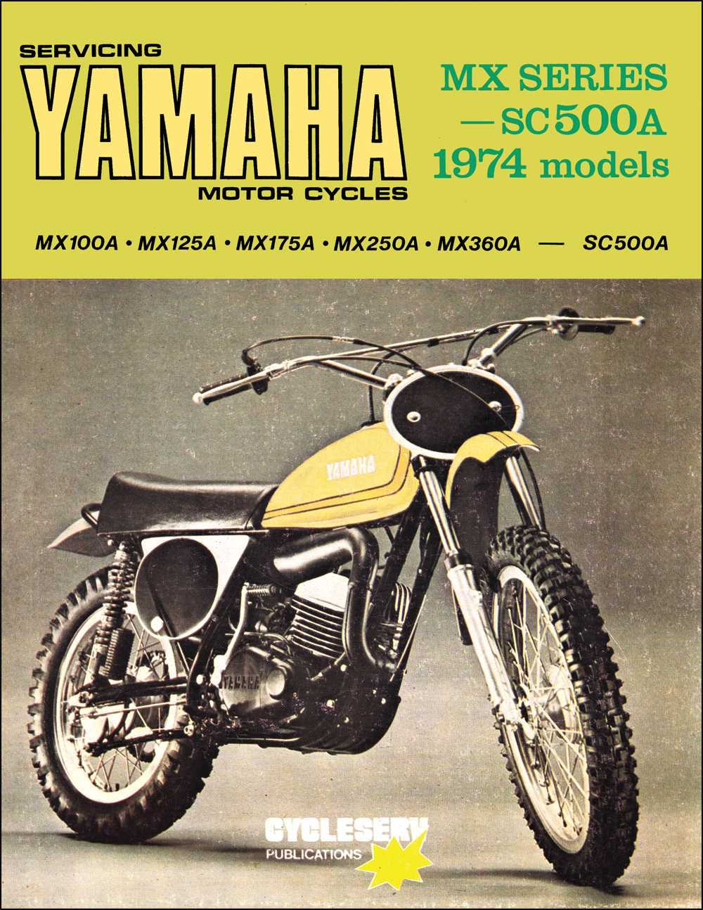 yamaha dirt bike repair manual