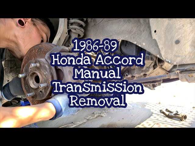 1989 honda accord repair manual