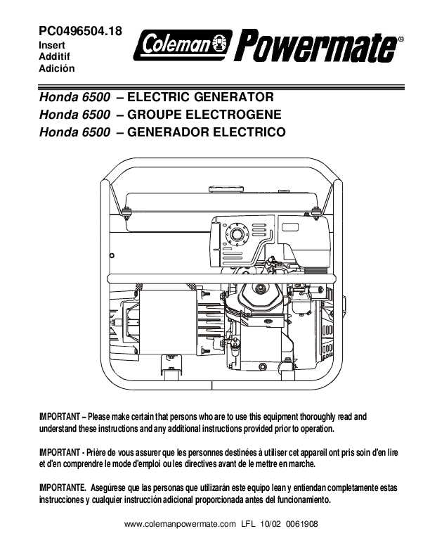 coleman powermate 5000 generator repair manual