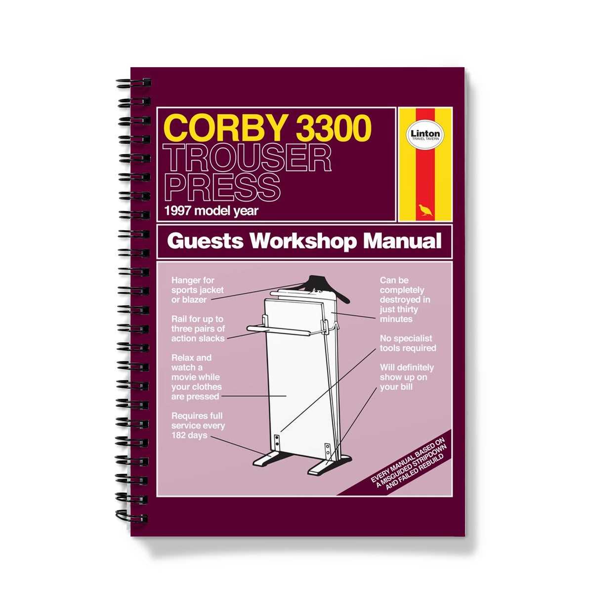 corby trouser press repair manual