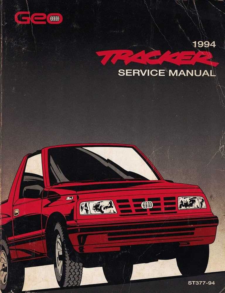 1994 geo tracker repair manual