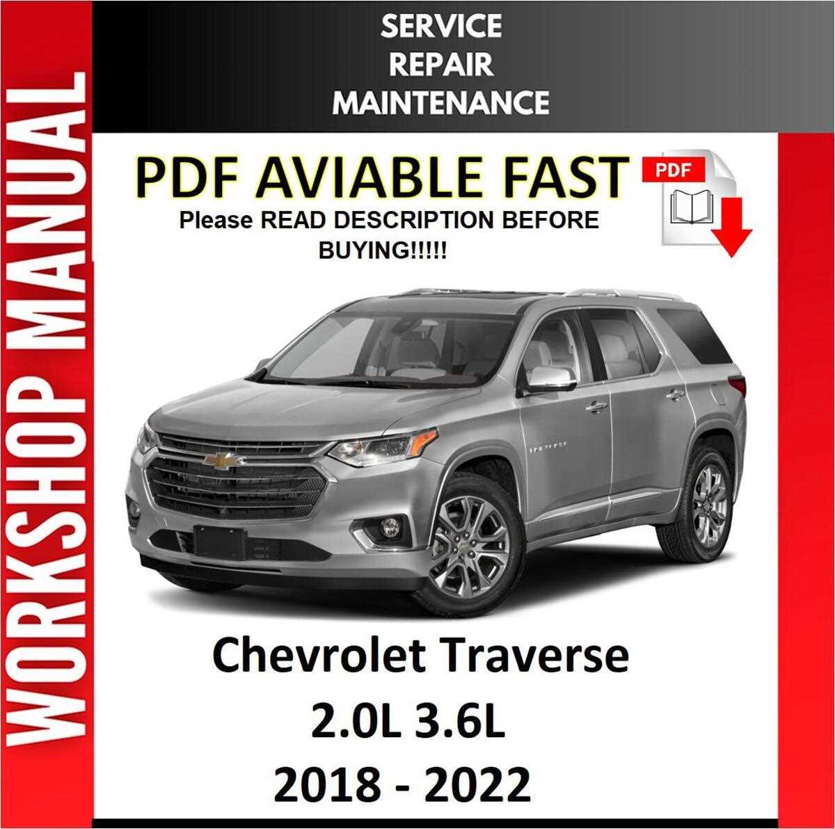 2014 chevy traverse repair manual