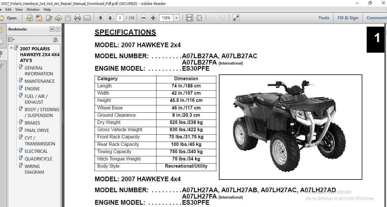 polaris atv repair manual