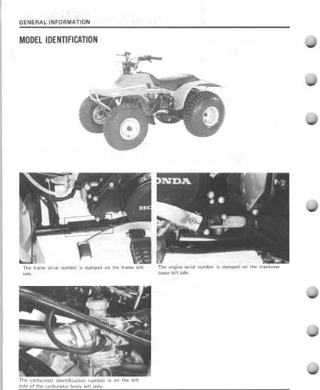 1986 honda 125 fourtrax repair manual