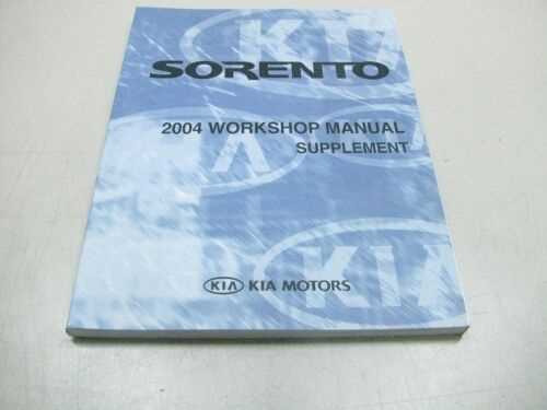 kia sorento 2005 repair manual