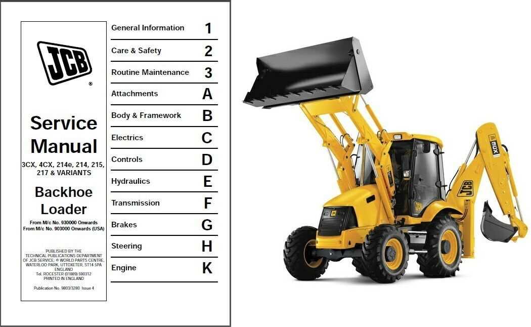 jcb backhoe repair manual