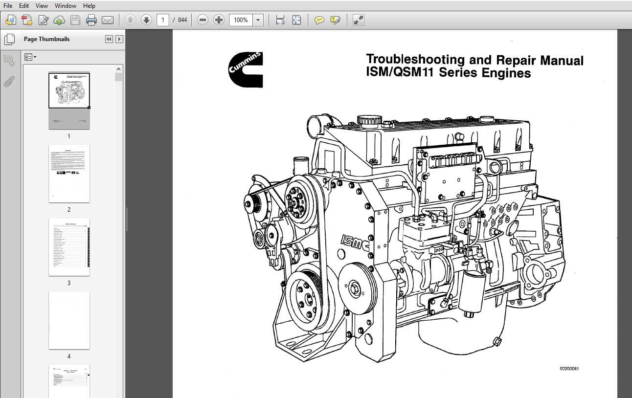 cummins ism repair manual