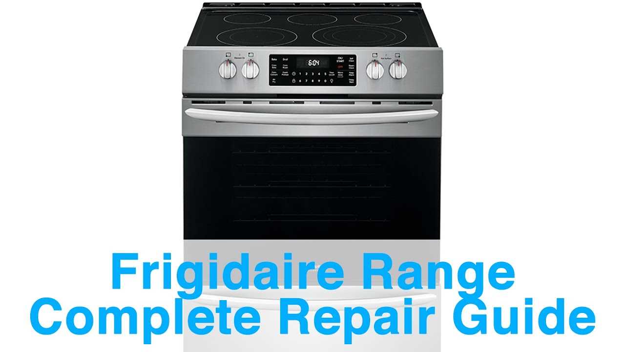 frigidaire stove repair manual