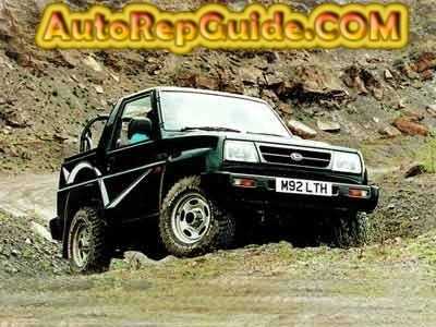 daihatsu rocky repair manual